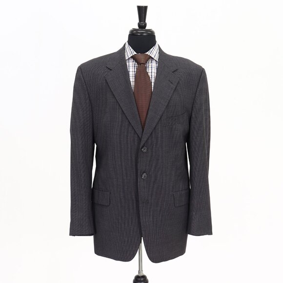 Joseph Abboud 42R Gray HT 3-Button Sport Coat Blazer Jacket G158 - Picture 1 of 11